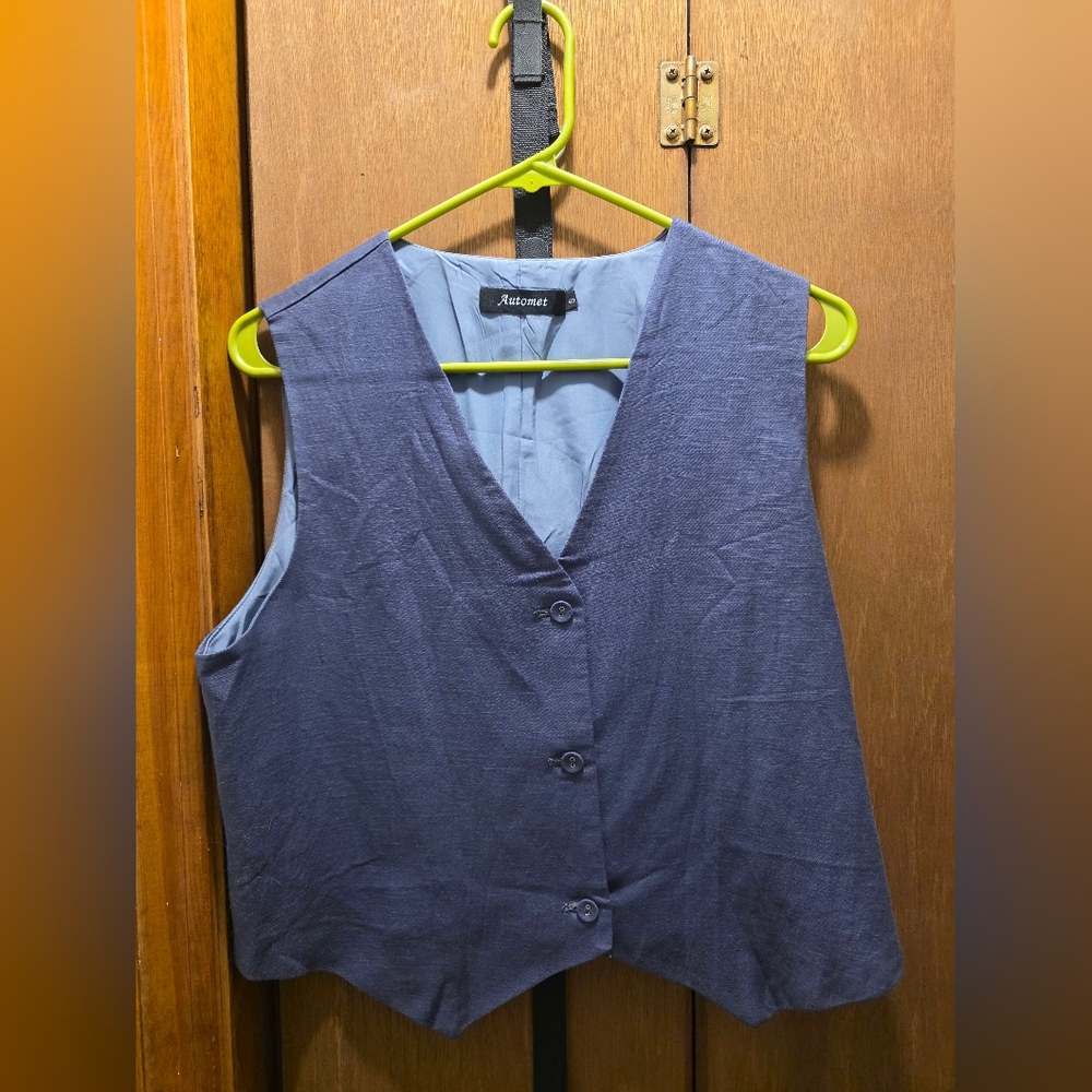 Women's Blue Vest Top